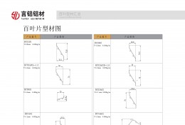 百叶型材汇总